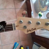 Basso elettrico comreso amplificatore e accessori