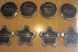 COPRI-MOZZO -BORCHIE X CERCHIO FIAT 500 X & 500 L