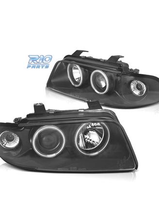 FARI PER AUDI A4 B5 94-99 ANGEL EYES CCFL FONDO NE