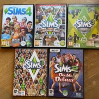 Set giochi THE SIMS per PC