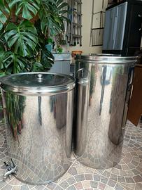 Contenitori acciaio inox 200l