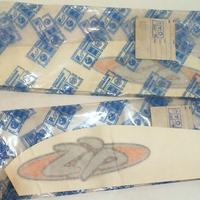 COPPIA TARGHETTE LATERALE ZIP PIAGGIO