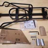 portapacchi posteriore bici con attacco rapido