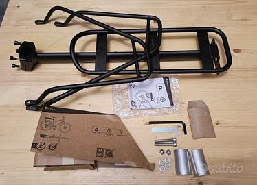 portapacchi posteriore bici con attacco rapido
