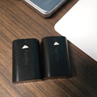 2x batterie originali Canon LP-E6