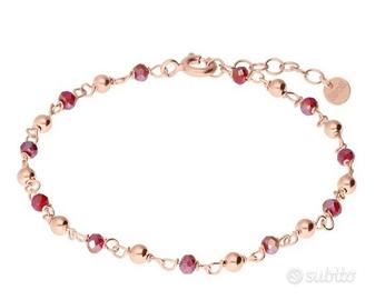 Bracciale Stroili in argento rosè e cristalli