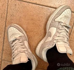 Nike Dunk Low PRM bianche 38.5-sneakers basse