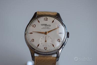 Nicolet Watch Orologio Vintage Meccanico 17 Rubis