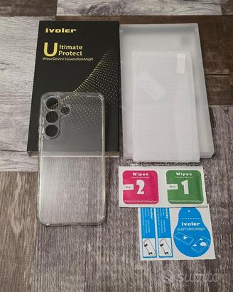 Cover custodia + Pellicola VETRO Samsung S24