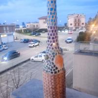 Bottiglia artistica decorata a mano