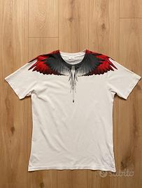 Maglietta T-Shirt Marcelo Burlon Piume Stampa