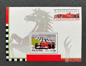 Francobollo Ferrari  5000 lire €.2,58
