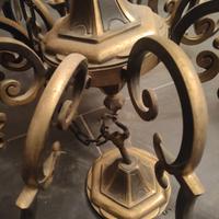 Lampadario 15 luci in ottone 