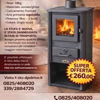 STUFA A LEGNA MOD. “ORGANJ LM” – 9KW