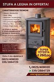 STUFA A LEGNA MOD. “ORGANJ LM” – 9KW