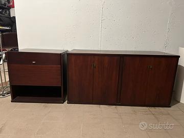 Credenza e Bar Design Anni 70 Palissandro