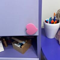 Maniglie cameretta forma  di cuore