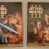 DVD  STAR WARS II e III (anni 90)