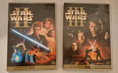 DVD  STAR WARS II e III (anni 90)
