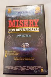 vhs "Misery non deve morire"