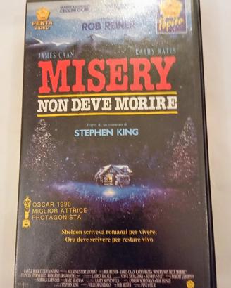 vhs "Misery non deve morire"
