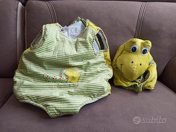 Costume di carnevale tartaruga 6/12 mesi