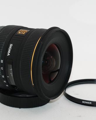 obiettivo grandangolare zoom Canon sigma 10-20mm 