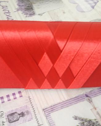 Borsa pochette rossa