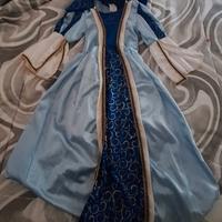 vestito bimba carnevale principessa 