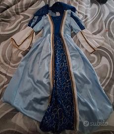 vestito bimba carnevale principessa 