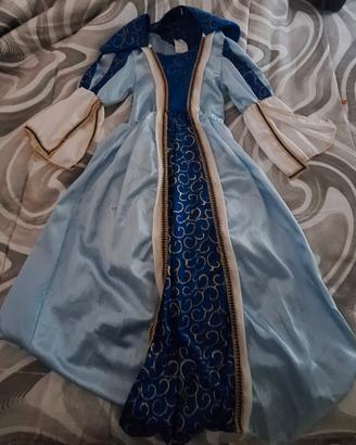 vestito bimba carnevale principessa 