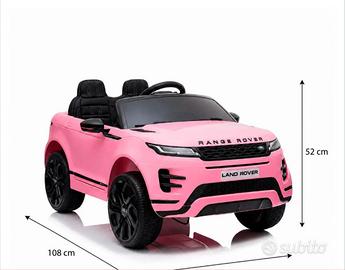 range rover rosa macchina elettrica bambina
