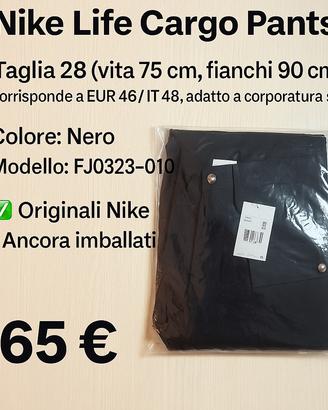 🔥NUOVI! Nike Life Cargo Pants🔥