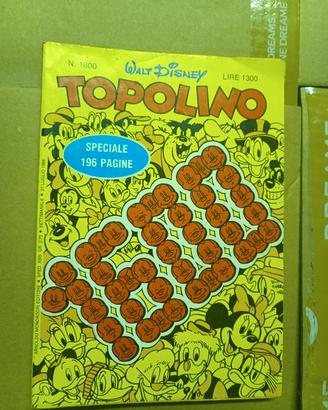 Numeri Topolino cifre tonde e vecchi anni 70