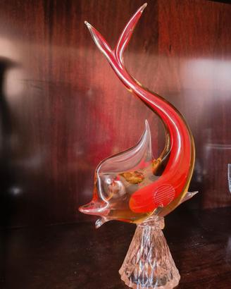 pesce in vetro sommerso tipo Murano (anni 60-70)