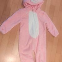 vestito carnevale ciniglietta 