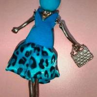 Ciondolo Le Carose City Donna Blu Argento