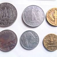 *Regno serie 6x 2 LIRE- 5 CENTESIMI IMPERO 1940**