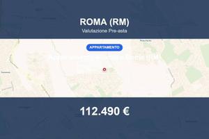 Immobile in asta di 106 m² con box auto a Roma