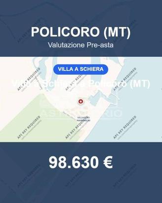 Immobile in asta di 90 m² con box auto a Policoro