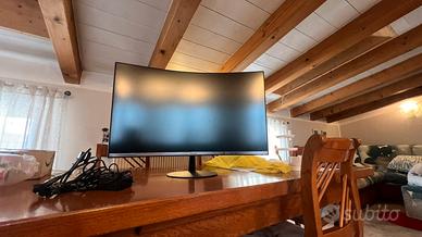 Monitor curvo Samsung **Serie T55 da 32"