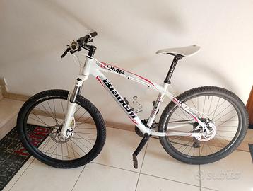 mtb bianchi freni disco telaio alluminio alta gamm