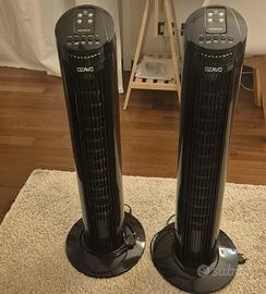 2 Ventilatori a torre con telecomando