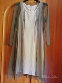 Vestito /tubino con giacca /soprabito tg. 44 /46