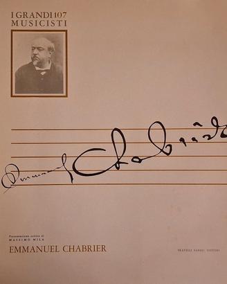 Vinili LP “I Grandi Musicisti-vol.107 Chabrier E.