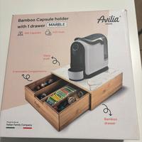 Porta cialde Avilia home in bambù nuovo