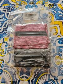 Tasche sportive da polso con zip (2 pezzi)