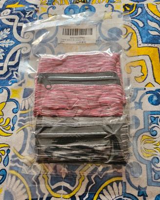 Tasche sportive da polso con zip (2 pezzi)