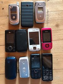 Cellulari vari in blocco