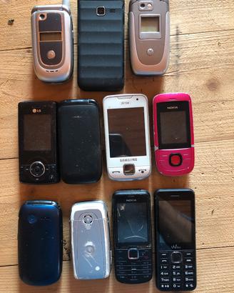 Cellulari vari in blocco